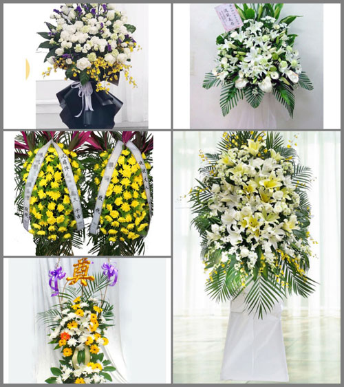 福建三明明溪县盖洋镇村头村白事花篮预定